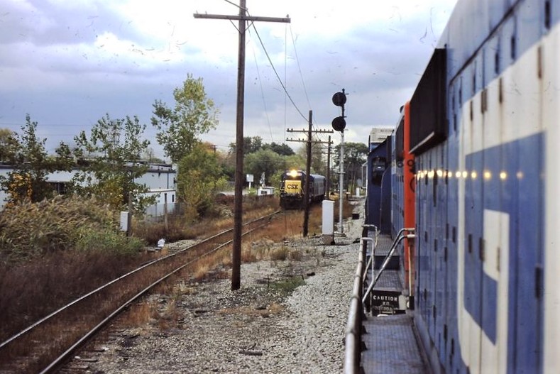 CSX Waits at Foreman Wye