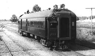 Passenger train at Greenbush MI