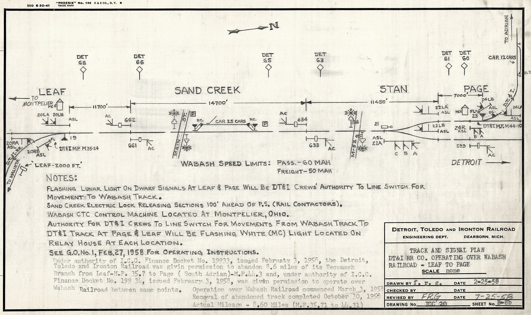 DTI-Wabash South Adrian Map