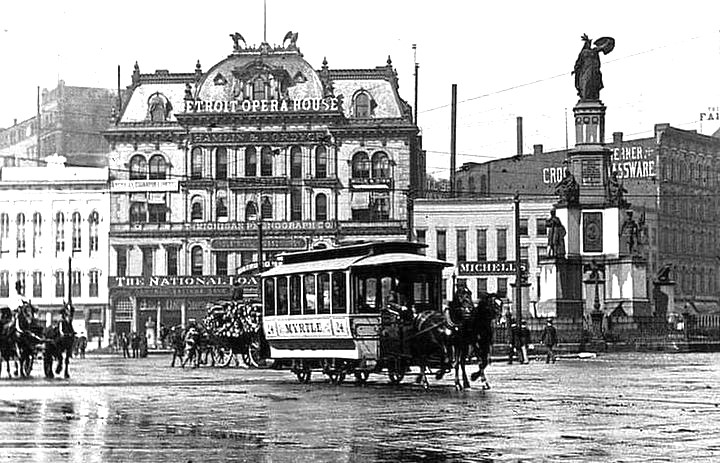 Detroit Horse Drawn Street Car