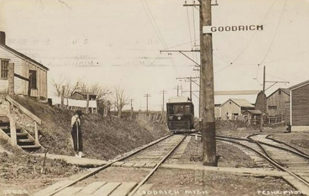 Goodrich MI interurban depot