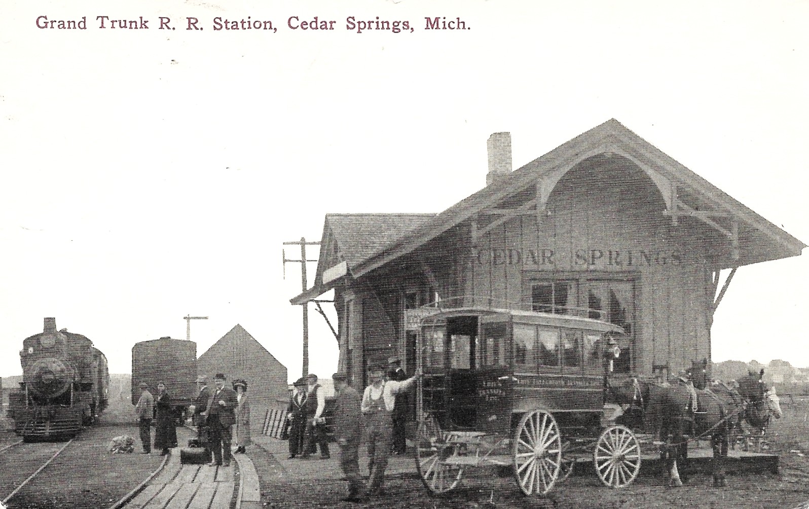 GT Cedar Springs Depot and Train