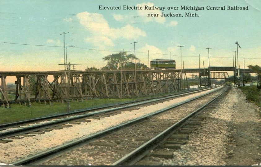 Michigan Center Interurban Crossover