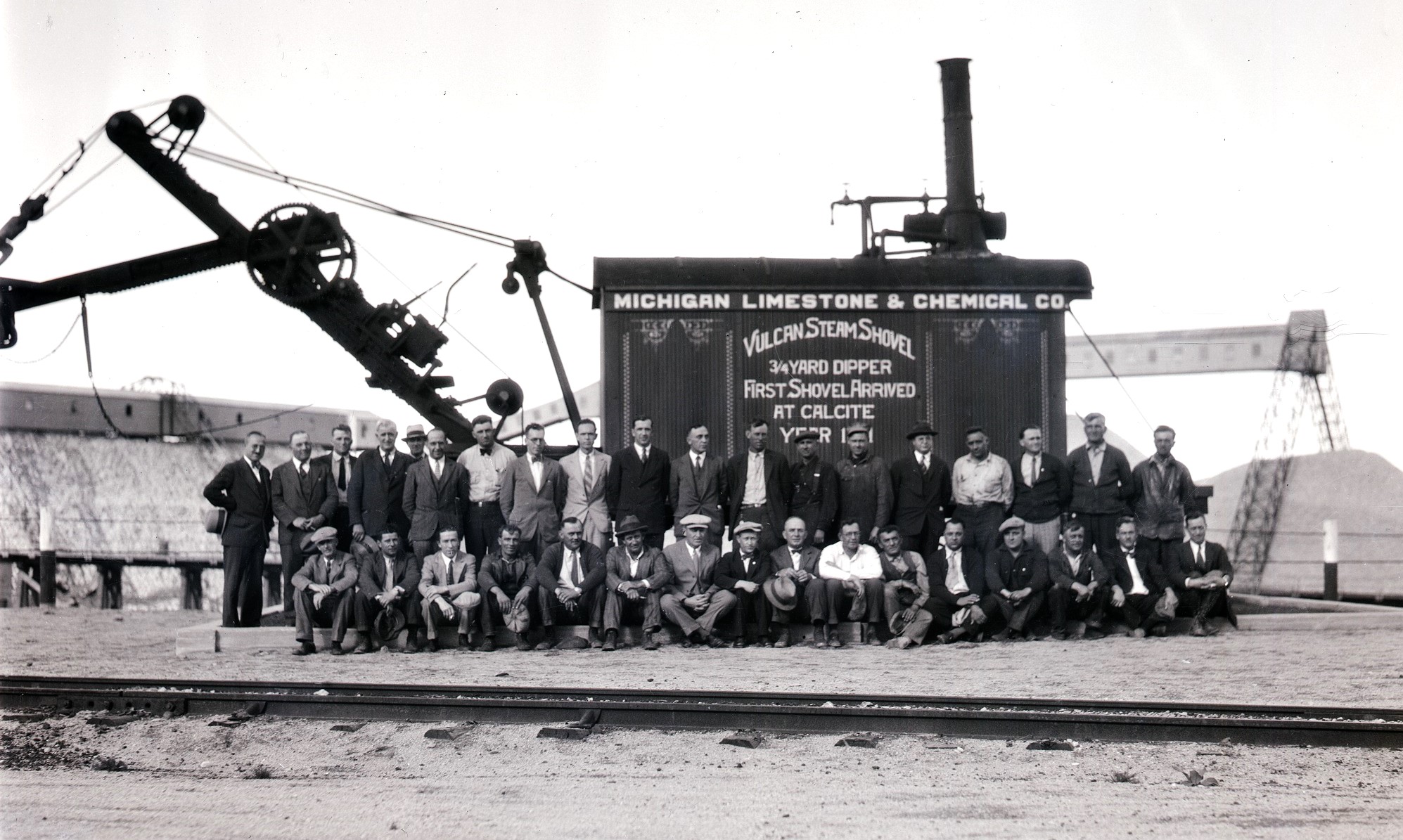 Michigan Limestone Steam Shovel