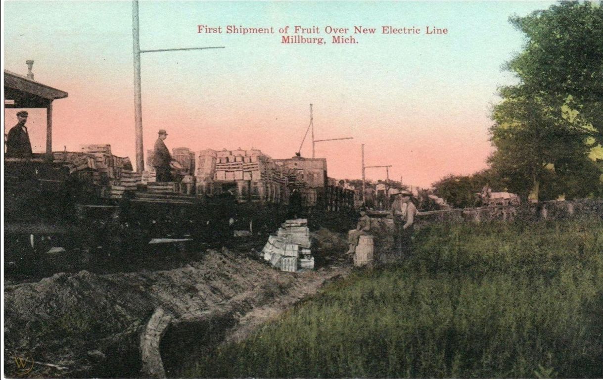 Milburgh MI Loading Fruit