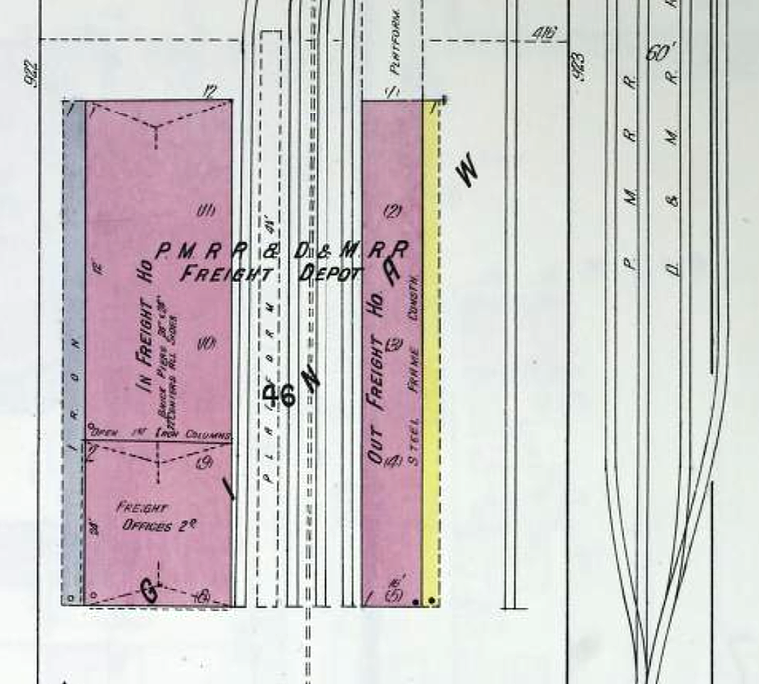 PM and D&M Bay City Freight Houses