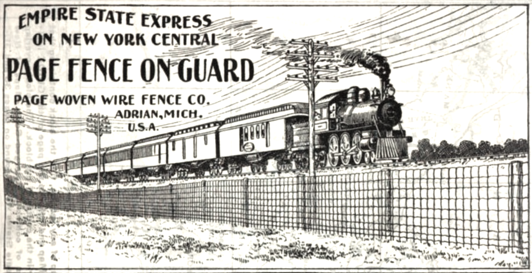 Page Fence Company Ad