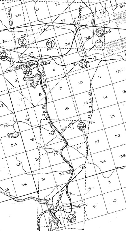 Republic area railroad map