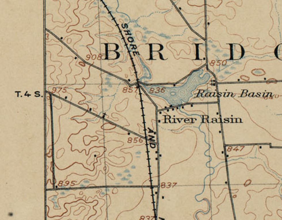 River Raisin Map