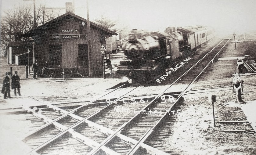 Tolleston, IN Depot and train