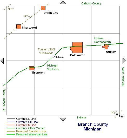 Branch County Map