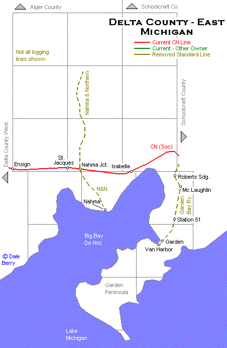 Delta County Map