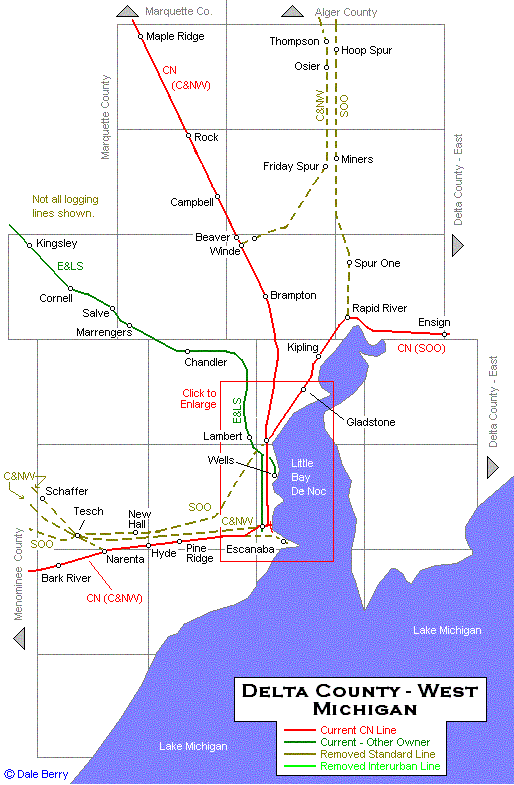 Delta County Map