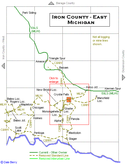 Iron County Map