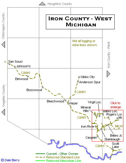 Iron County Map