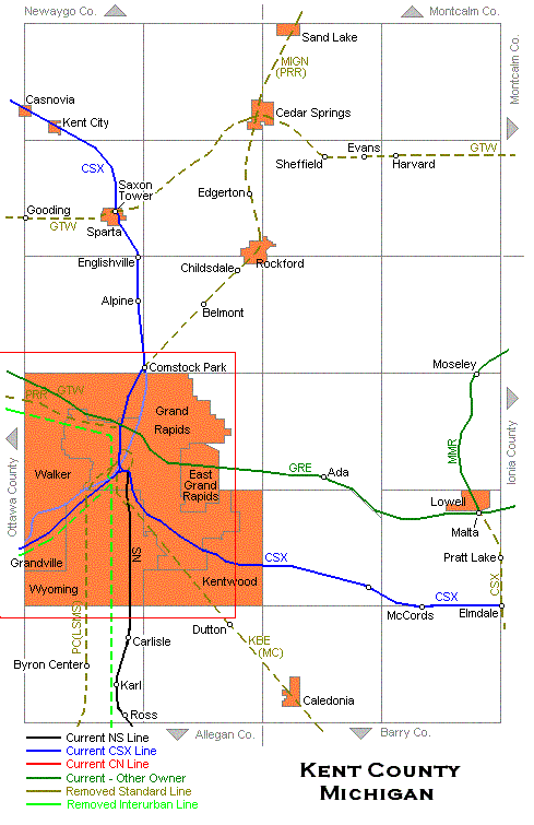 Kent County Map