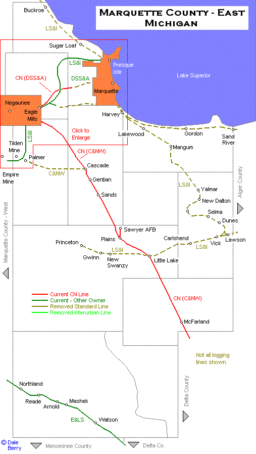 Marquette County Map