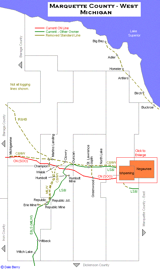 Marquette County Map