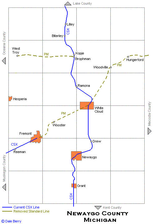 Newaygo County Map