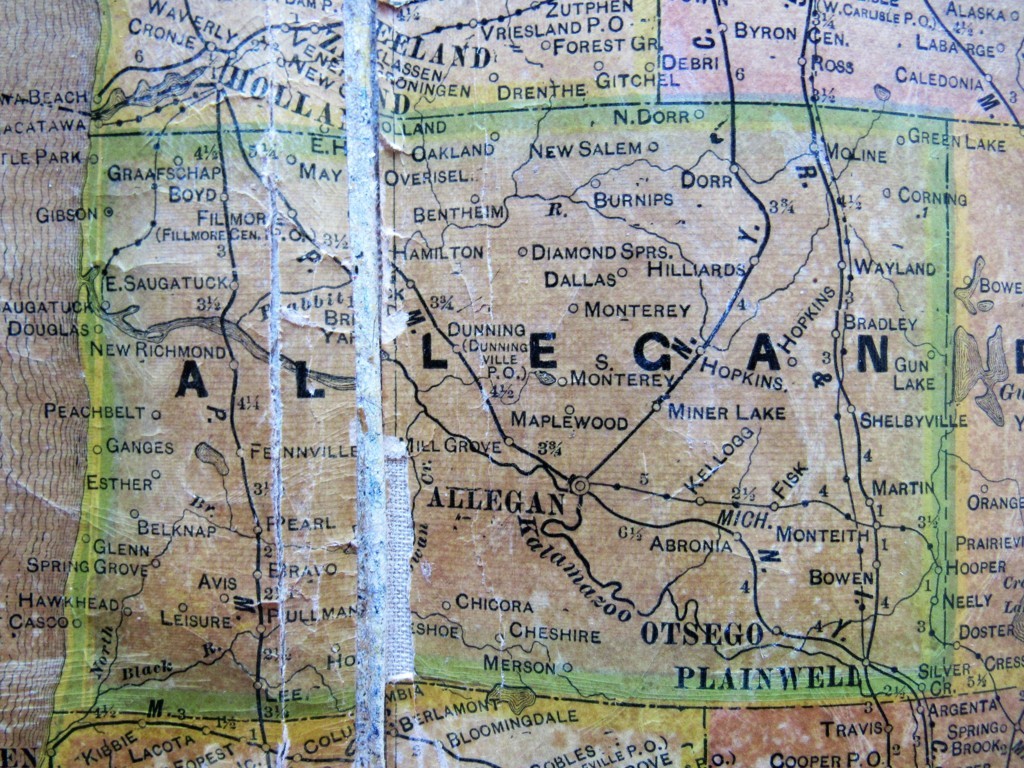 Allegan County Map