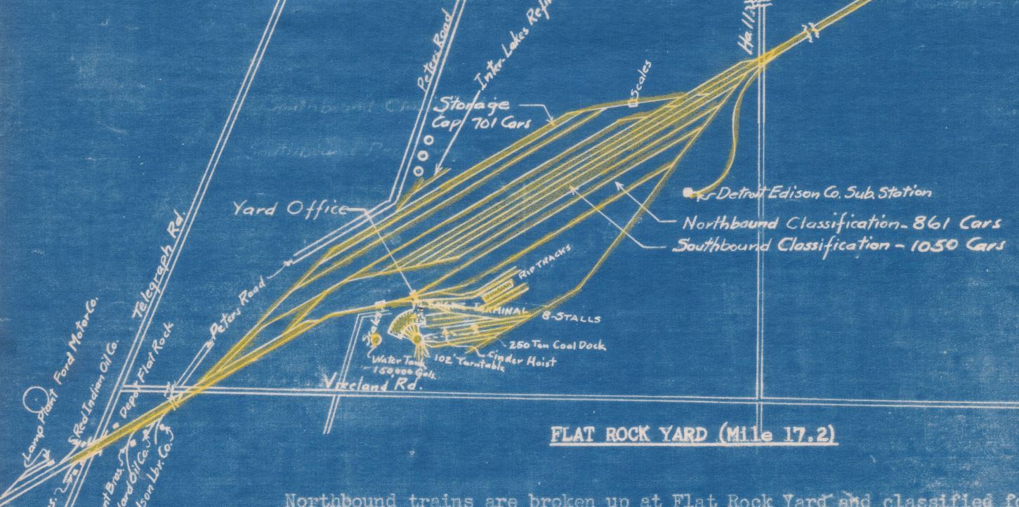 DTI Flat Rock Yard 1930