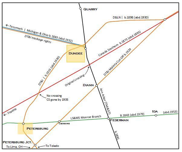 Dundee Rail Map