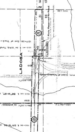 Ladoga MI Map