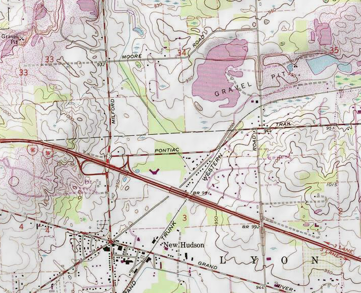 Milford Gravel Pits Map