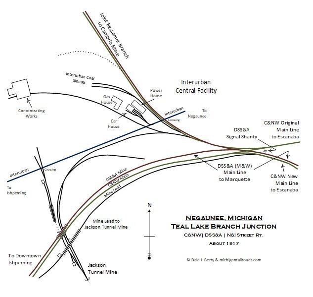 Negaunee Junction Map